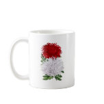Japanese Chrysanthemums - Garnet and Jane Salter Coffee Mugs