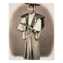 Japanese Court Official or Samurai, c.1870s (hand- posters