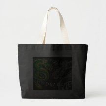 Japanese Dragon Canvas Bag