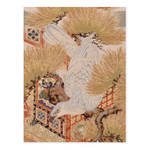 Japanese fabric 2012 Pocket Calendar Postcard