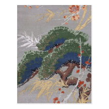 Japanese fabric 2012 Pocket Calendar Postcard