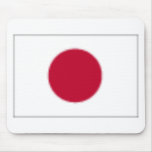 Japanese flag design mouse mat