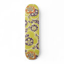 Japanese Flower Blossoms Vintage Skate Deck skateboards