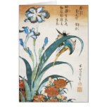 Japanese Flowers Greeting Card