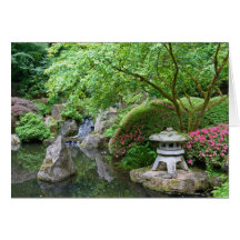 Japanese Garden 1 Greeting Card