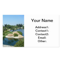 Japanese Garden Business Card Templates