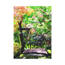 Japanese Garden Gallery Wrap Canvas