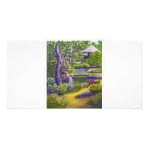 Japanese Garden Custom Photo Card