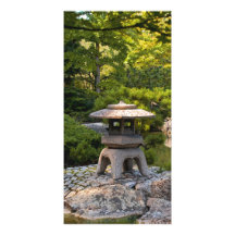 Japanese Garden Customized Photo Card