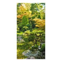 Japanese Garden Customized Photo Card