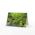 Japanese Garden Greeting Card