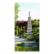 Japanese Garden Personalized Photo Card
