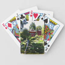 Japanese Garden Playing Cards