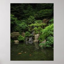 Japanese Garden Portland, OR Poster
