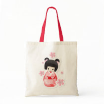 Japanese Geisha Doll - buns series Bag