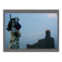 Japanese Giant Robot Statue Postcards