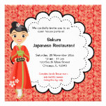 Japanese Grand Opening Custom Invitation