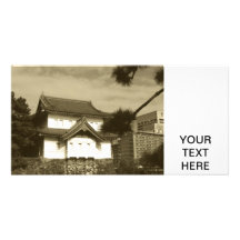 Japanese House Custom Photo Card