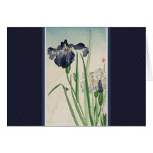 Japanese Iris Thank You Greeting Cards