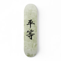 Japanese Kanji for Equality - Byoudou Custom Skate Board