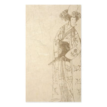 Japanese kimono ビジネスカードテンプレート
