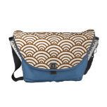 Japanese kimono pattern messenger bag