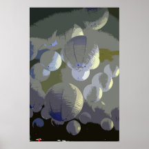 Japanese lanterns posters