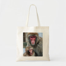 Japanese Macaque Monkeys Bag
