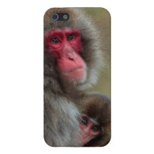 Japanese Macaque Monkeys iPhone 5 Case