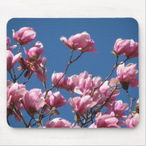 Japanese Magnolia Blooms Mouse Mat