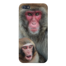Japanese Monkeys iPhone 5 Matte Finish Case iPhone 5 Covers