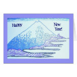 Japanese Mt. Fuji Drawing Card