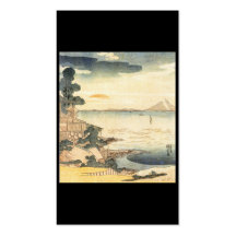 Japanese Painting c. 1800's Business Card Templates