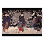 Japanese Painting c. 1800's Cards