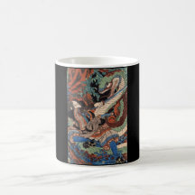 Japanese Painting c. 1800's Mugs