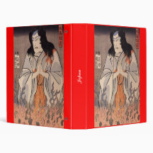 Japanese Painting c. 1800's Vinyl Binder