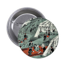Japanese Red Cross taking care of enemy soldiers Pinback Button