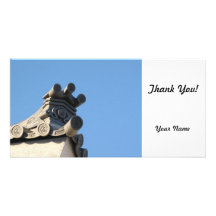 Japanese Rooftop Picture Card