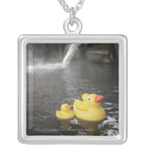 Japanese Rubber Duckies Personalized Necklace