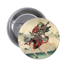 Japanese samurai fighting Scene Buttons