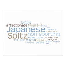 Japanese Spitz Post Card