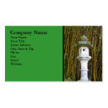 Japanese Stone Lantern in Hilo, Hawaii Business Card Template