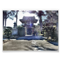 Japanese Tea Garden Gateway Photo Print