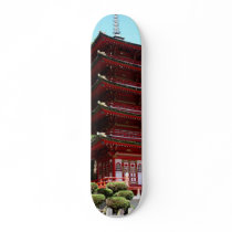 Japanese Tea Garden In Golden Gate Park In San Fra Custom Skate Board