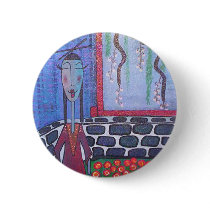japanese tea lady button