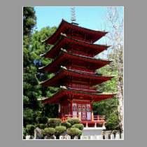 Japanese Teahouse, Balboa Park Postcard postcards