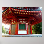 Japanese Temple Pagoda Poster