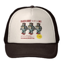 Japanese Toy Robot Soldier Mesh Hats