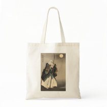 Japanese Warrior Painting. Circa 1922 Canvas Bag