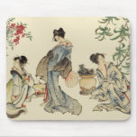 Japanese women in traditional garments mousepads